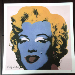 Andy Warhol Lithographie hors set 50x50 cm certifiée