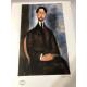 Litografia de Amedeo Modigliani off set 50x70 cm Arquivos Paris