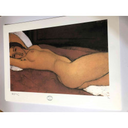 Amedeo Modigliani off set litografie 50x70 cm Arhive Paris