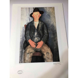 Amedeo Modigliani lithographie hors set 50x70 cm Archives Paris