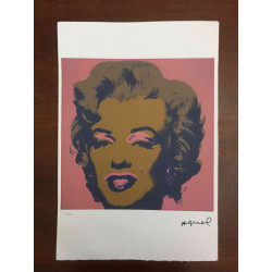 Andy Warhol Lithographie édition hors set 100 cm 57x38