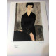 Amedeo Modigliani Lithographie Offset 50x70 cm Archives Paris