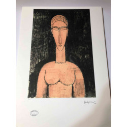 Amedeo Modigliani litho off set 50x70 cm Archief Parijs