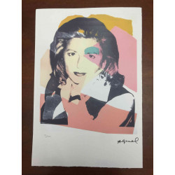 Andy Warhol Lithographie Off-Set-Edition 100 cm 57x38