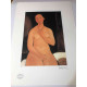 Amedeo Modigliani lithograph off set 50x70 cm Archives Paris