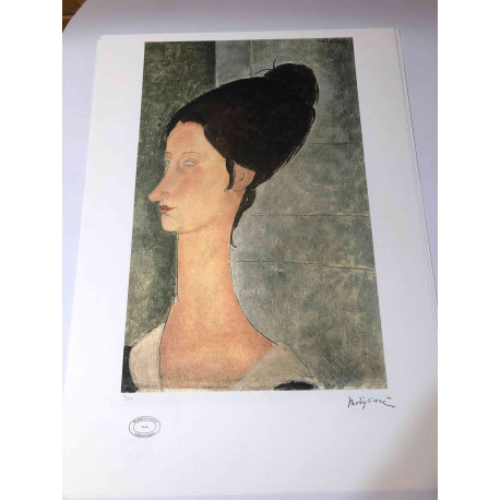 Litografia Amedeo Modigliani zo sady 50x70 cm Archives Paris