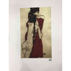 Egon Schiele Litografía offset edición 200 cm 50x70