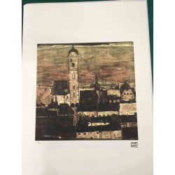 Egon Schiele Lithographie édition hors set 200 cm 50x70