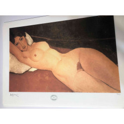 Litografie Amedeo Modigliani ze setu 50x70 cm Archives Paris