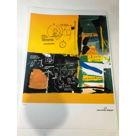 Basquiat Lithographie Offset 50x70 cm zertifiziert