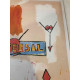 Basquiat Off set lithograph cm 50x70 certified