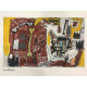 Basquiat Litografia off set cm 50x70 certificata edizione Rupert