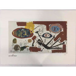 Basquiat Off set lithograph cm 50x70 certified Rupert edition