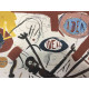 Basquiat Off set lithograph cm 50x70 certified Rupert edition