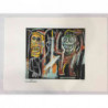 Basquiat Off set lithograph cm 50x70 certified Rupert edition