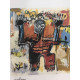 Basquiat Off set lithograph cm 50x70 certified Rupert edition