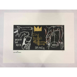 Basquiat Off set lithograph cm 50x70 certified Rupert edition