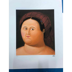 Litografická ofsetová súprava Fernando Botero certifikovaná 50x65 cm