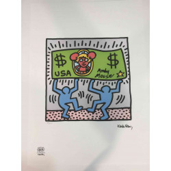 Litografická sada Keith Haring s certifikací 50x70 cm