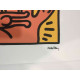 Keith Haring Lithograph off set 50x70 cm certified