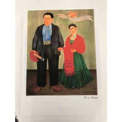 Frida Khalo Off set lithograph cm 50x70 certified