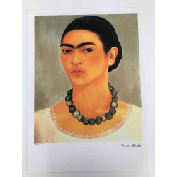 Frida Khalo Off set lithograph cm 50x70 certified