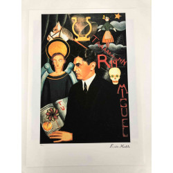 Frida Khalo Off set lithograph cm 50x70 certified