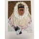 Frida Khalo Off set lithograph cm 50x70 certified