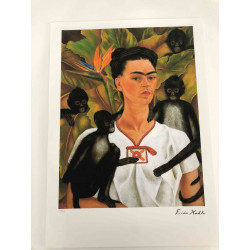 Frida Khalo Off set lithograph cm 50x70 certified