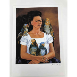 Frida Khalo Off set lithograph cm 50x70 certified