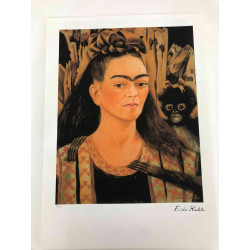 Frida Khalo Off set lithograph cm 50x70 certified