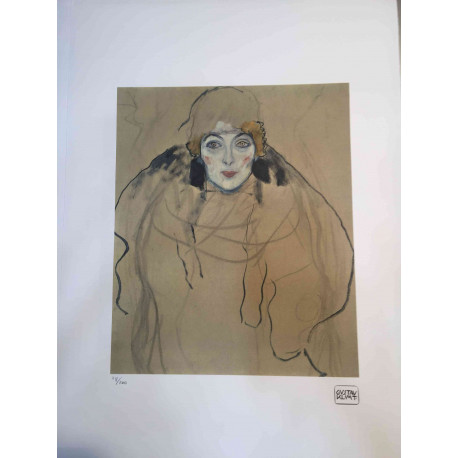 Gustav Klimt Litografia off set 50x70 cm certificat