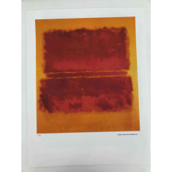 Mark Rothko Litografia off set cm 50x65  certificata