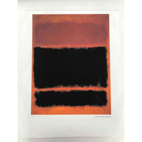 Mark Rothko 50x65 cm-ko litografia-sorta ziurtatua