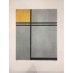 Pieter Cornelis Mondriaan Lithograph off set 50x65 cm certified