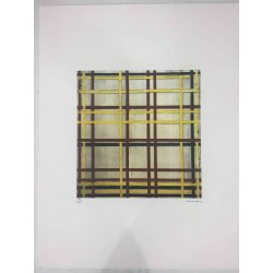 Pieter Cornelis Mondriaan Lithograph off set 50x65 cm certified