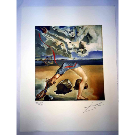 Salvador Dali Off set lithograph cm 50x65 certified