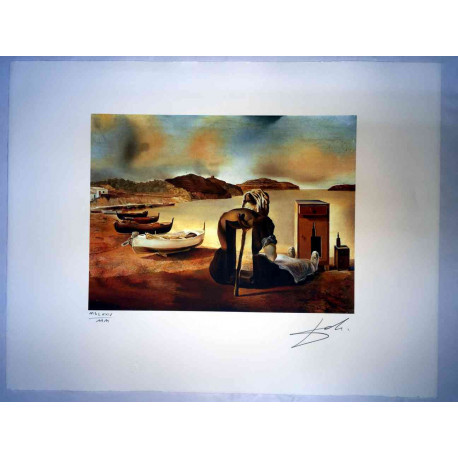 Salvador Dali Litografia off set cm 50x65   certificata