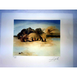 Conjunt de litografia de Salvador Dalí 50x65 cm certificat