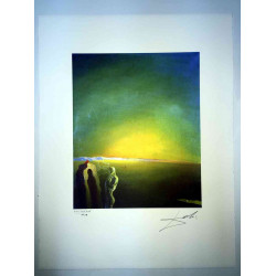 Salvador Dali Off set lithograph cm 50x65 certified