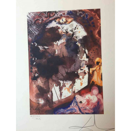 Salvador Dali Lithographie Offset 50x65 cm zertifiziert