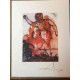 Salvador Dali Off set lithograph cm 50x65 certified