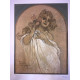 Lithographie von Alphonse Mucha, Offset 50x70 cm