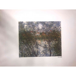 Claude Monet lithograph off set 50x70 cm