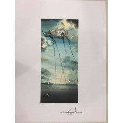 Salvador Dali Off set lithograph cm 50x65 certified