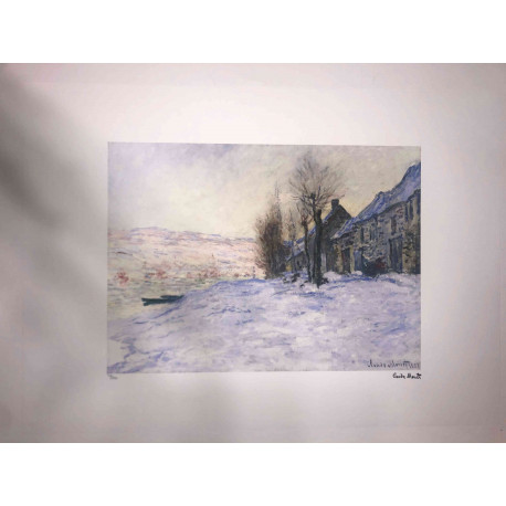 Claude Monet lithograph off set 50x70 cm