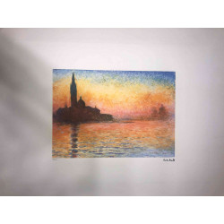 Claude Monet litho off set 50x70 cm