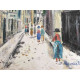 Maurice Utrillo Lithographie Offset 50x70 cm zertifiziert