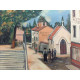 Maurice Utrillo Off set lithograph cm 50x70 certified