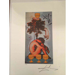 Seria Tarot Salvador Dali Litografia off set 50x70 cm certificat